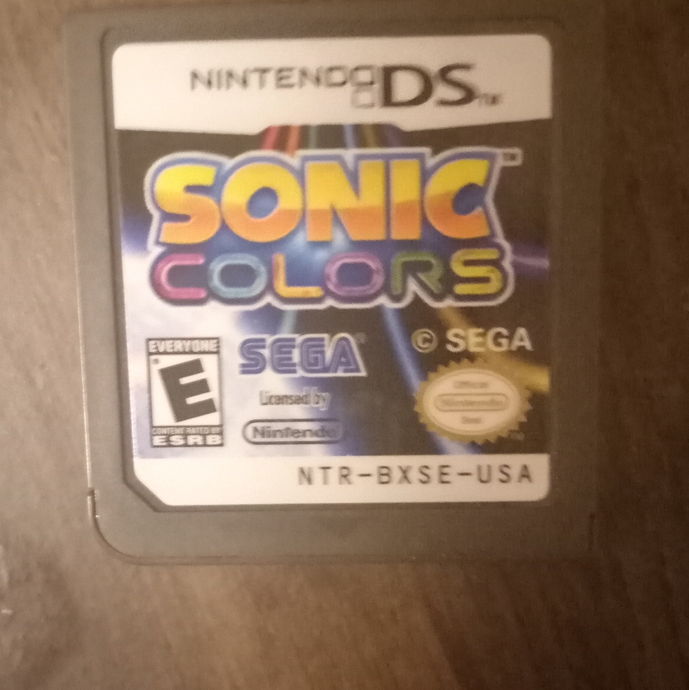 Sonic Colors for the Nintendo DS
